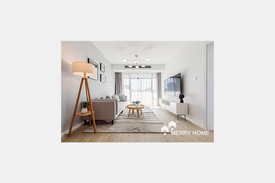 Modern 3 bedrooms in the Orientai Manhattan near Xujiahui with blacony