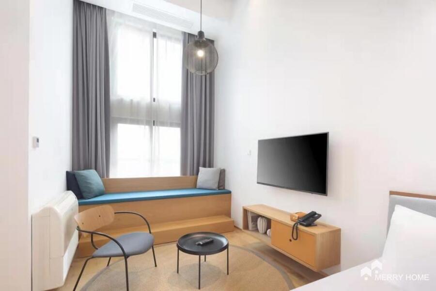 double bed in Cohost Zhangjiang Serviced apartment