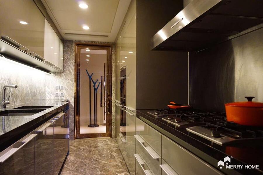 a new luxury apartment in Lujiazui CBD