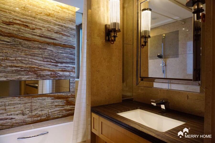a new luxury apartment in Lujiazui CBD