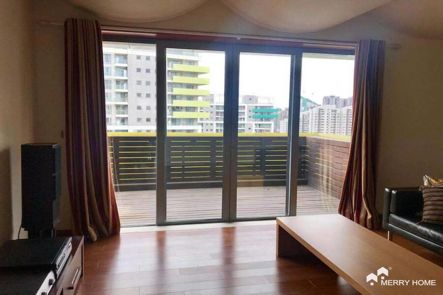 stylish duplex apartment in Lujiazui Center Palace,Century Park Area