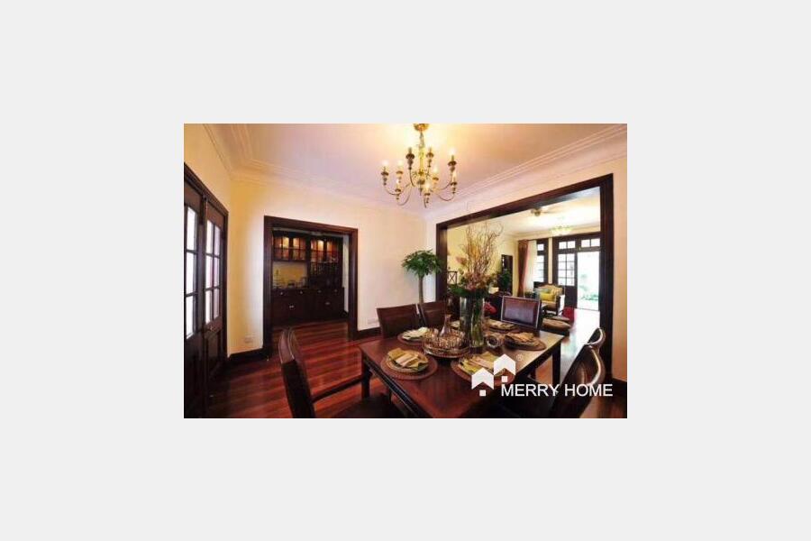 rare villa with big garden for rent in downtown shanghai