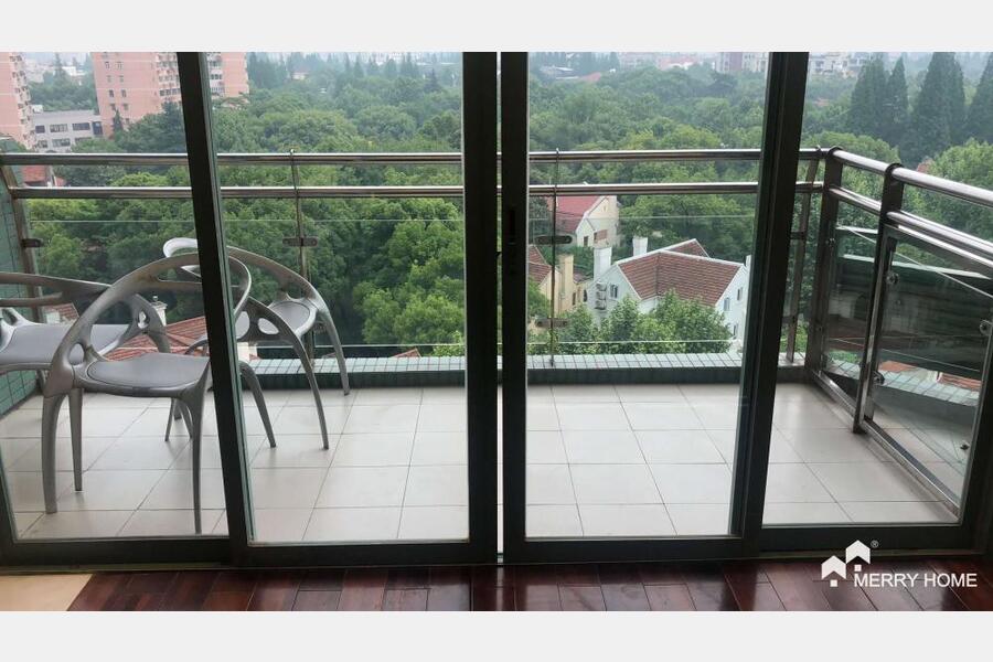 newly renovated apt with great view over French concession