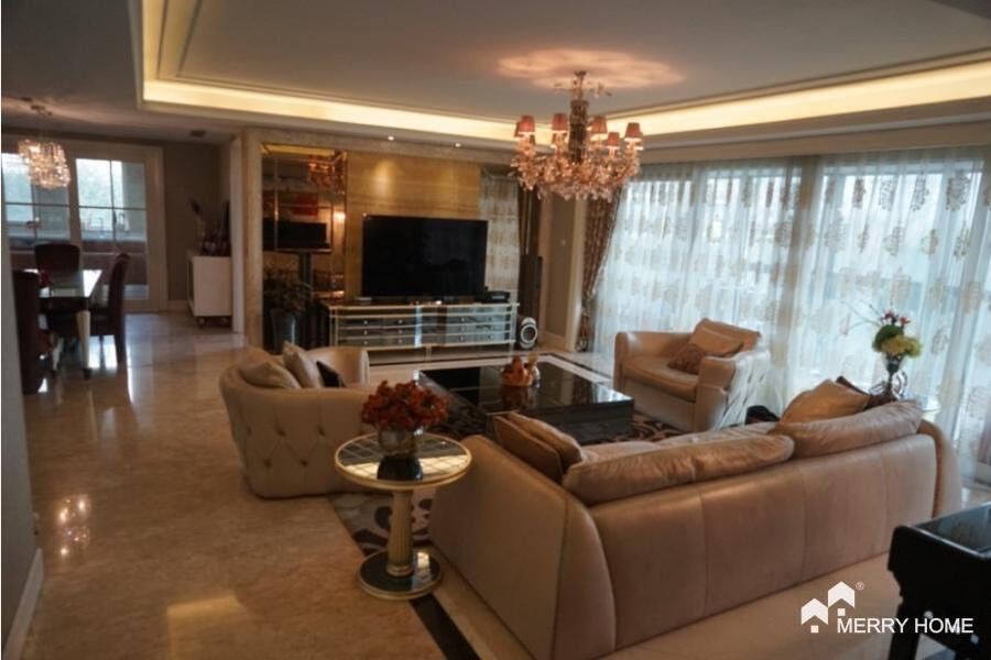 apartment with floor heating rent in Fortune Residence Shanghai Pudong