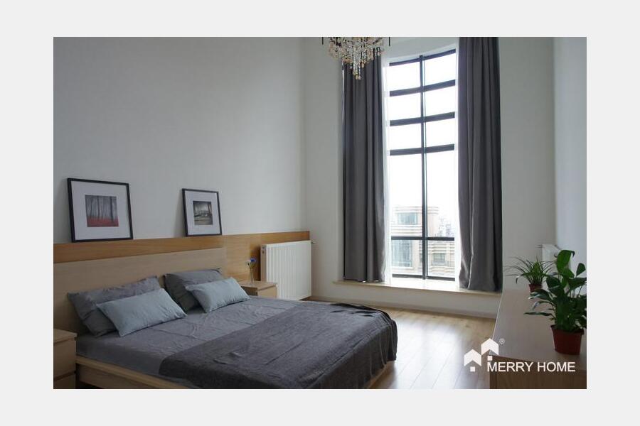 top floor duplex with terrace for rent at Shanghai Green Town