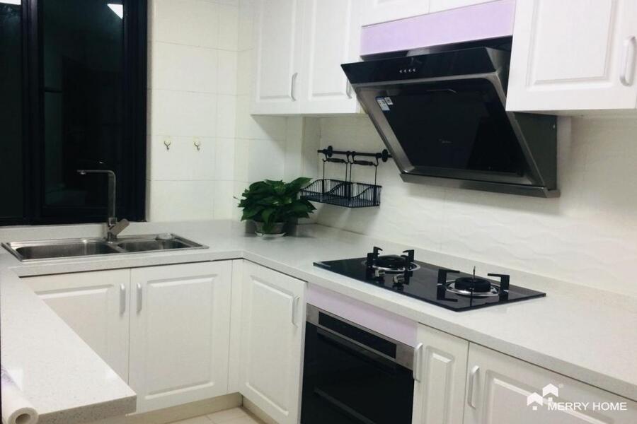simple 3br 2bath flat in shanghai green town pudong area