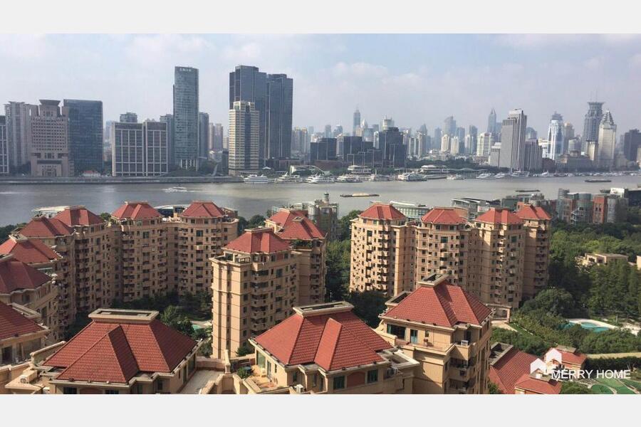 High floor&River view&Tower view&Good price,4 Brs in Yanlord Garden,Lujiazui